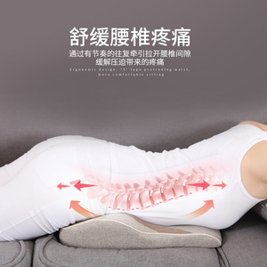 Massage <b>Cushion</b> Lumbar Support USB Rechargeable Kneading Neck Waist <b>Back</b> Hip Leg Massage Pad Tower Design - Product Image 4
