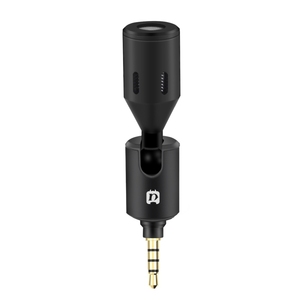 Venta al por mayor PULUZ 3,5mm Jack Electret Micrófono de condensador Reducción de ruido Teléfono móvil Micrófono ajustable - Product Image 1