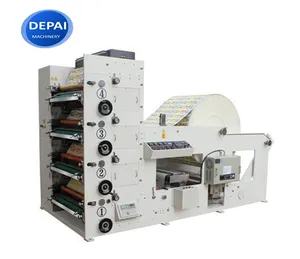 High quality 4 color UV dryer paper roll cup flexo printing machine with laminating