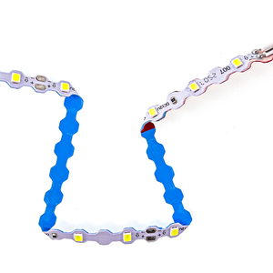 Bande LED <span class=keywords><strong>flexible</strong></span> IP54 PCB 6,5 mm SMD 2835, 60 LED par mètre, en forme de S, 12 V CC pour lettres lumineuses et logos illuminés - Product Image 2
