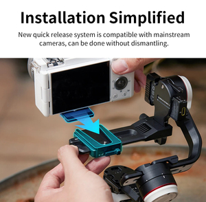 ZHIYUN <span class=keywords><strong>Crane</strong></span> M3S Cámara Estabilizador de mano Gimbal 3 ejes Control de obturador Luz de relleno para cámara sin espejo - Product Image 2