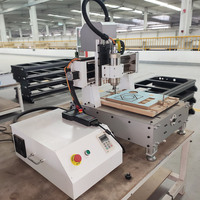 Petite fraiseuse CNC de bureau 3D 4040 4060 pour le bois, mini fraiseuse CNC portable