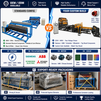 Tam Otomatik Kaynaklı Tel Örgü Yapma Makinesi 3-8mm Panel Üretimi 2500mm PLC Servo CE STARF