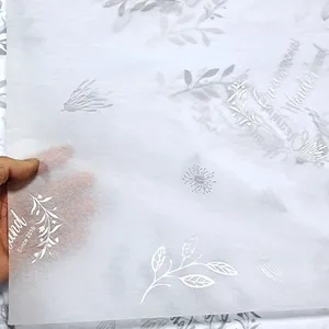 Individuelles umweltfreundliches Seidenpapier-Verpackungspapier beschichtetes und gemischtes Material mit individuellem Logodruck für Kleidungsverpackung