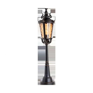 Lampe solaire LED à détection de mouvement, décorative, style rétro américain, étanche IP54, pour extérieur, avec poteau en aluminium noir, idéale pour entrepôt - Product Image 5