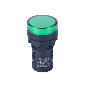 Lampe indicatrice LED jaune 22 mm en plastique, indice de protection IP65, haute luminosité, borne à vis pour signalisation d'état des équipements industriels - Product Image 2