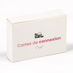 Jeu de cartes de questions pour couples : Le défi de connexion – Soirée romantique et communication en couple - Product Image 1