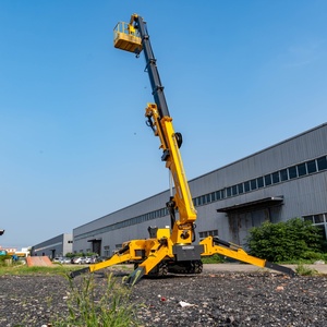 Grue araignée chenillée compacte de 5 tonnes avec nacelle et flèche de levage, ventouse à verre, prix direct usine - Product Image 5