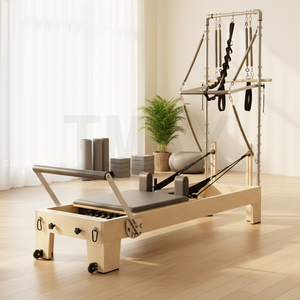 Тренажер для пилатеса TMAX Maple: кардио-фитнес, йога, фитнес-оборудование, полубашня-трапеция, кровать для тренировки кора, пилатес-башня - Product Image 2