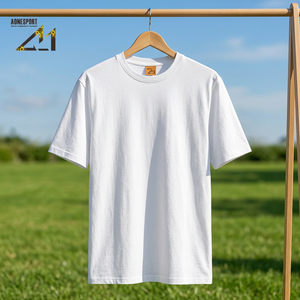 Camiseta Blanca Personalizable por Sublimación para Hombre, 150g, Algodón, Color Sólido, Cuello Redondo, para Impresión por Transferencia de Calor - Product Image 1