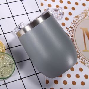 Mug à café isotherme personnalisé en acier inoxydable écologique à double paroi, sans pied, avec couvercle, capacité 350 ml, verres à boire en métal - Product Image 6