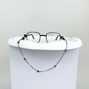 Cadena de Metal para Gafas, Accesorios para Muñecas, Montura Cuadrada, 3 Colores: Plateado, Negro, Oro Rosa, Correa de Cadena de 8.5cm de Ancho - Product Image 2