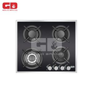 Cocina doméstica <span class=keywords><strong>integrada</strong></span> con 4 quemadores, <span class=keywords><strong>encimera</strong></span> de <span class=keywords><strong>gas</strong></span> de vidrio templado con espejo integrado - Product Image 2