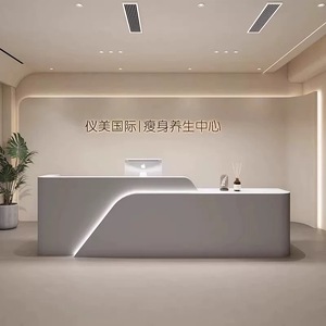 Front Desk in marmo modello azienda cassiere Front Desk Reception consultazione di benvenuto <span class=keywords><strong>bancone</strong></span> <span class=keywords><strong>Bar</strong></span> personalizzazione - Product Image 4