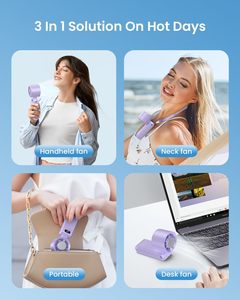 2026 13550PRM Rechargeable Portable Mini <b>Fan</b> 4000mAh High Quality USB <b>Handheld</b> <b>Fan</b> Plastic Semiconductor Cooling <b>Fan</b> - Product Image 2