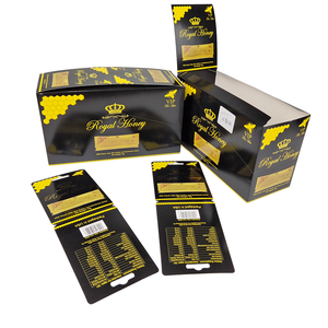 Caixa de Papelão Branca Personalizada 100% Biodegradável Melhor Vendedora Embalagem de Mel Real para Aumento Masculino - Product Image 5