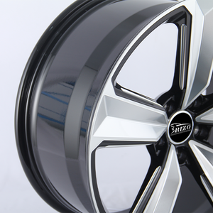 Cerchi Forgiati REP 695F 19/20 pollici 9J Neri con Finitura Fresata, Multirazze Sfalsate a 5 Fori, Pronti per la Spedizione per Audi - Product Image 6