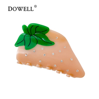 DOWELL – accessoires de cheveux coréens pour filles, en feuille d'acide acétique, pinces à cheveux mignonnes à la fraise, vente en gros, 2022