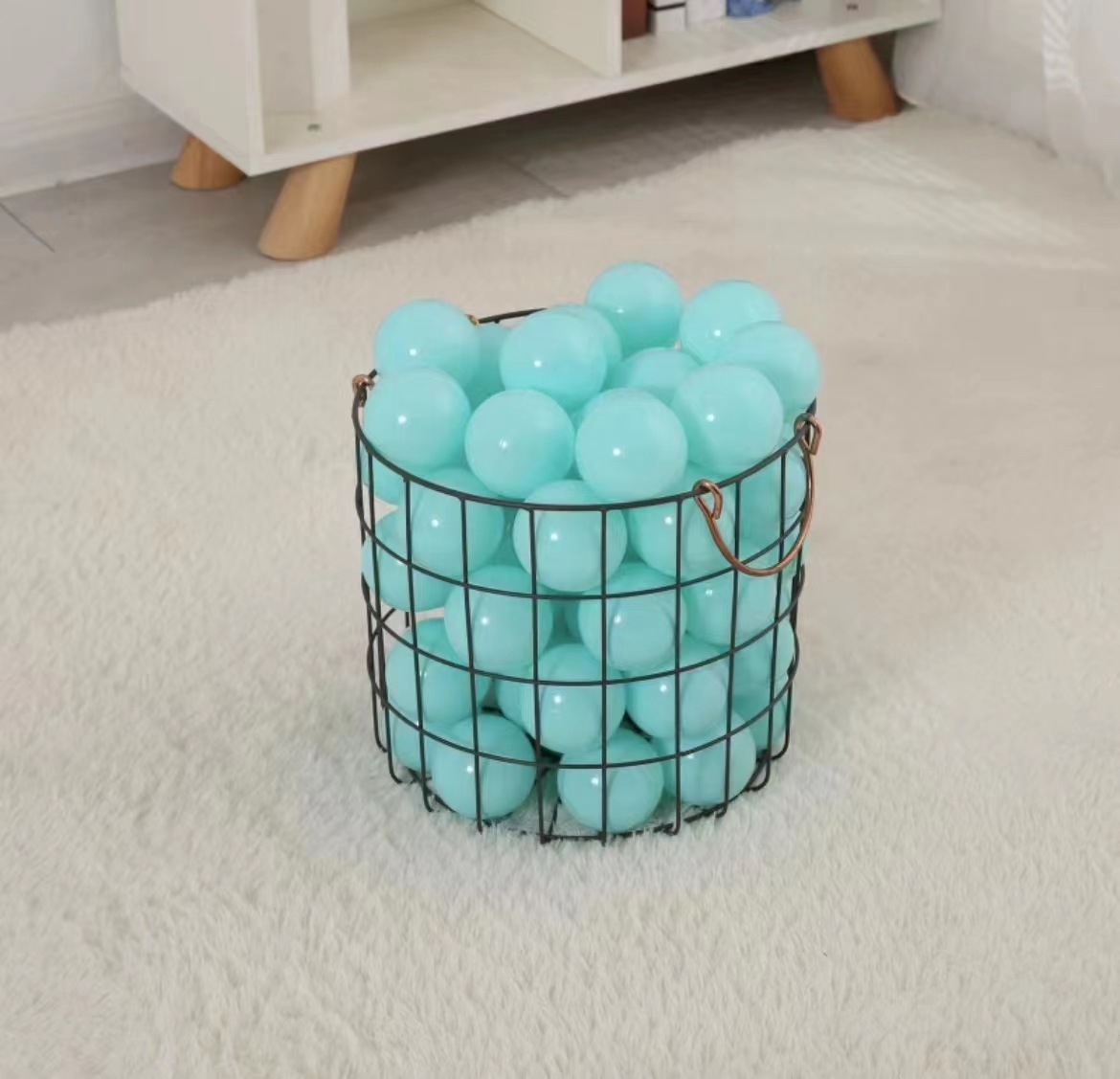 Macaron vert-extra épais 55cm