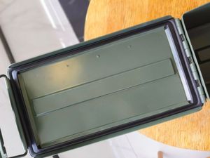 Munición Can US M19A1 30 Cal Caja <span class=keywords><strong>de</strong></span> munición Munición <span class=keywords><strong>de</strong></span> acero Puede planchar Caja <span class=keywords><strong>de</strong></span> herramientas - Product Image 4