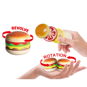 <span class=keywords><strong>Juguete</strong></span> deslizante de dedo de hamburguesa con bollo realista lechuga tomate queso alivio del estrés Fidget para niños y adultos - Product Image 1