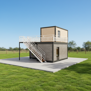 Contenedor Modular TOPPRE, Casas Prefabricadas, Apartamento Contenedor <span class=keywords><strong>de</strong></span> 2 Habitaciones, Casa Contenedor <span class=keywords><strong>de</strong></span> 2 Pisos, Casa Pequeña <span class=keywords><strong>de</strong></span> Lujo <span class=keywords><strong>de</strong></span> 20 pies - Product Image 4