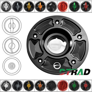 Tapa de Tanque de Combustible de Liberación Rápida con Bloqueo CNC de Aluminio DTRAD para <span class=keywords><strong>Kawasaki</strong></span> VERSYS 650 <span class=keywords><strong>ZX10R</strong></span> ER6N/F ZX-6R Z750 Z800 - Product Image 2