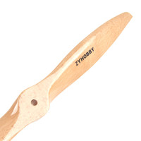 Hélice robuste en bois de hêtre 17x8, 63g, renforcée pour avion RC à moteur essence/nitro 20CC-26CC, pièces d'hélices équilibrées CNC
