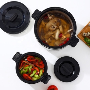 Pronta Consegna <span class=keywords><strong>Set</strong></span> di 4 Scaldavivande di Grande Capacità Casseruola 2L+4L+8L+16L <span class=keywords><strong>Set</strong></span> per Pentola Calda Scaldavivande - Product Image 5