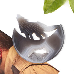 Artigianato in Agata Striata Rosa <span class=keywords><strong>e</strong></span> Vari Materiali con Design di Teschi di <span class=keywords><strong>Lupo</strong></span> <span class=keywords><strong>e</strong></span> Fata - Product Image 5