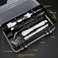 Kit de tournevis combiné 115-en-un en acier au chrome-vanadium pour la démontage et l'entretien des montres, ordinateurs et téléphones portables