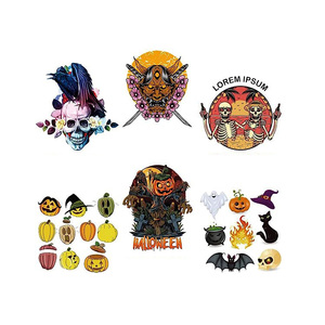 Disfraz de Halloween, paquete de rollo de impresión Dtf, elemento de esqueleto, vinilo de transferencia de calor, calcomanías para planchar para ropa - Product Image 2