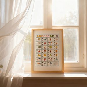 Abecedario, Tarjetas de Aprendizaje del Alfabeto en Español para la Escuela en Casa, Póster Educativo del Alfabeto, Tabla de Pared para Aprender <span class=keywords><strong>el</strong></span> Abecedario para Niños - Product Image 3