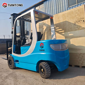 Электрический противовесный погрузчик грузоподъемностью 2 тонны, сертифицированный CE, с нулевым уровнем выбросов, на аккумуляторе, для внутренних работ по обработке материалов - Product Image 4