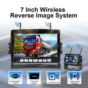 Monitor DVR con Schermo IPS da 7 Pollici, Telecamera Posteriore Impermeabile IP67, Sistema di Telecamere Wireless per Rimorchi, Camion, <span class=keywords><strong>Camper</strong></span> e Autobus - Product Image 2