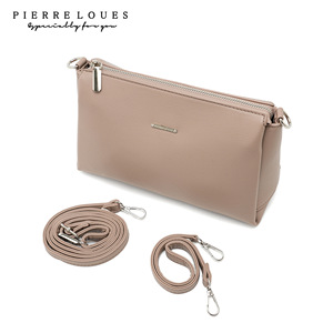 Sac bandoulière femme Pierre Loues grande capacité, rangement multicouche, en PU, pour usage quotidien, collection Printemps 2026 - Product Image 2
