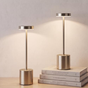 Lampes de table contemporaines modernes sans fil pour chevet et salle à manger, à piles - Product Image 1