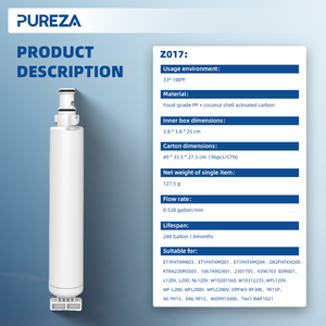 Filtro Acqua per Frigorifero NSF42 in Vendita, Ricambio con Carbone Attivo PP Compatibile con Whirlpool, Kit-chenaid, Kenmore - Product Image 6