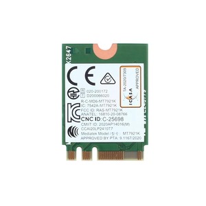 와이파이 6E MediaTek MT7921k 트라이 밴드 1800M 블루 치아 5.2 데스크탑/노트북 무선 네트워크 카드 - Product Image 2