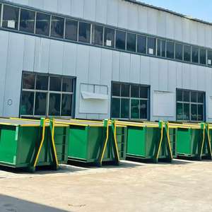 बड़े कचरा निपटान स्क्रैप कंटेनर हुक लिफ्ट बिन ट्रेलर बॉडी को डंपस्टर सस्ती कीमत पर बंद कर दिया गया - Product Image 3