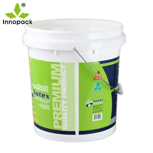 供应商批发1-20升食品级油漆水PP储存容器带螺旋盖塑料桶出售