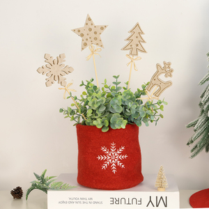 ديكور غرفة نوم منزلية للعام الجديد زينة عيد الميلاد سيراميك تمثال أيل لعيد الميلاد - Product Image 5