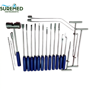 Juego de instrumentos ortopédicos manuales para extracción de cemento tipo Mueller de 22 piezas, directo de fábrica, instrumentos quirúrgicos ortopédicos CE ISO1348 - Product Image 1