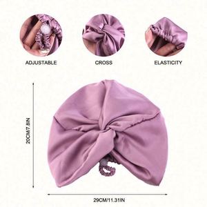 High Quality Rubber Twist Turban Ladies Outdoor Adjustable Fashion Multifunction Eco-Friendly Cartoon Hair Care Headwraps - Product Image 4