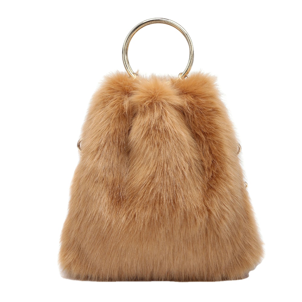 バッグ herlipto Crystal Faux Fur Mini Bag herlipto Crystal Faux Fur Mini Bag（herlipto Crystal Faux