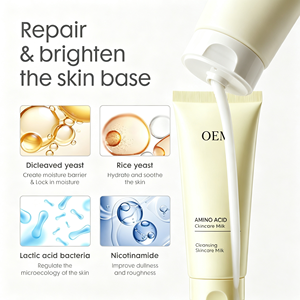 Leche Limpiadora Facial Ligera y Refrescante con Aminoácidos, Producto para Suavizar la Piel, para Producción OEM de Marca Privada - Product Image 6