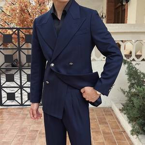 Traje de Hombre de Una Pieza OEM, Pedido Mínimo, Chaqueta Entallada para Hombre, Top+Pantalones+<span class=keywords><strong>Chaleco</strong></span>, Ropa de <span class=keywords><strong>Novio</strong></span> - Product Image 2