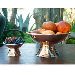 High Quality Metal Pedestal Flower Bowl Vase Latest Design <b>Copper</b> <b>Table</b> Centerpiece Decor - Product Image 3