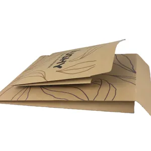 定制回收印花服装扣板快递袋服装运输可生物降解牛皮纸邮件袋纸板信封袋