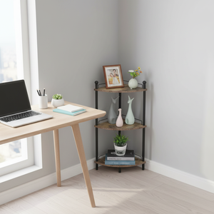<span class=keywords><strong>Table</strong></span> d'appoint moderne <span class=keywords><strong>en</strong></span> bois et métal personnalisée avec étagères pour canapé-lit - Product Image 6